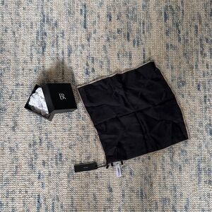 Banana Republic Classic Black Silk Handkerchief